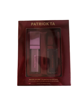 Patrick Ta Lip Gloss Duo — Dusty Pink & Deep Berry